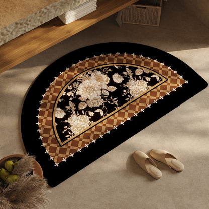 Chic Geometric Design Bath Mat