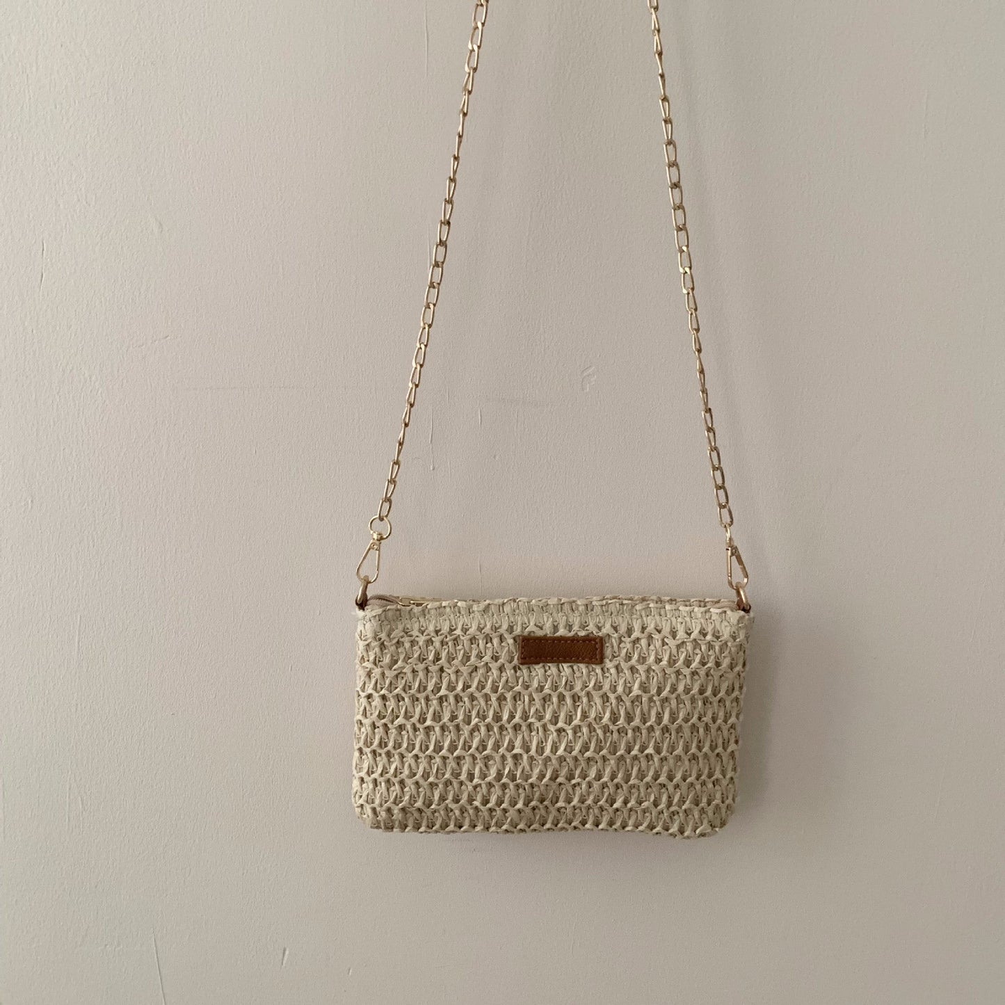 Women's Hand-knotted Shoulder Bag made of Natural Material Karnz