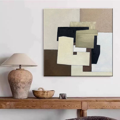 Abstract Geometric Canvas Wall Art
