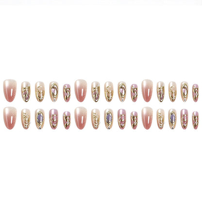 Artifical nails with glitter accents Acalora
