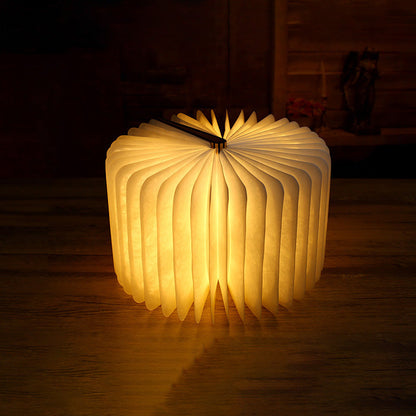 Skanto | 📖 Wooden Book Lamp - Desk Study Gift Decor Light