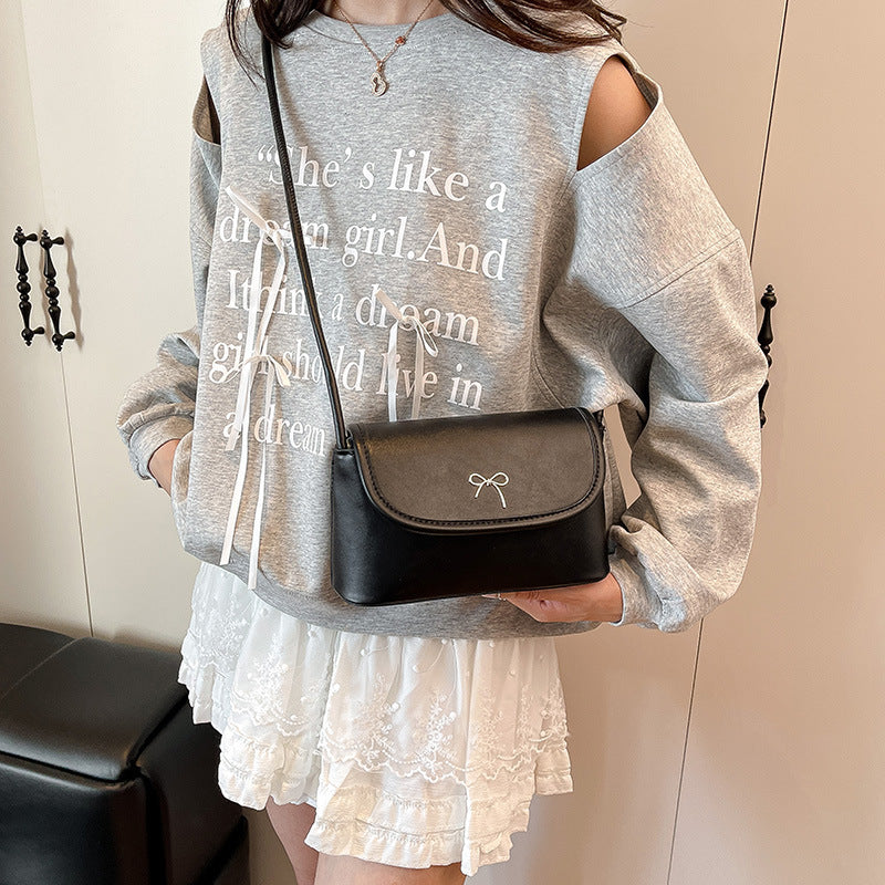 Minimalist Bow Detail Crossbody Handbag Acalora