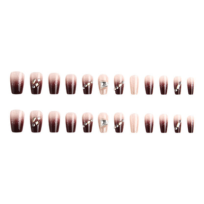 Artificials nails with glitter embellishments and elegant accents Acalora