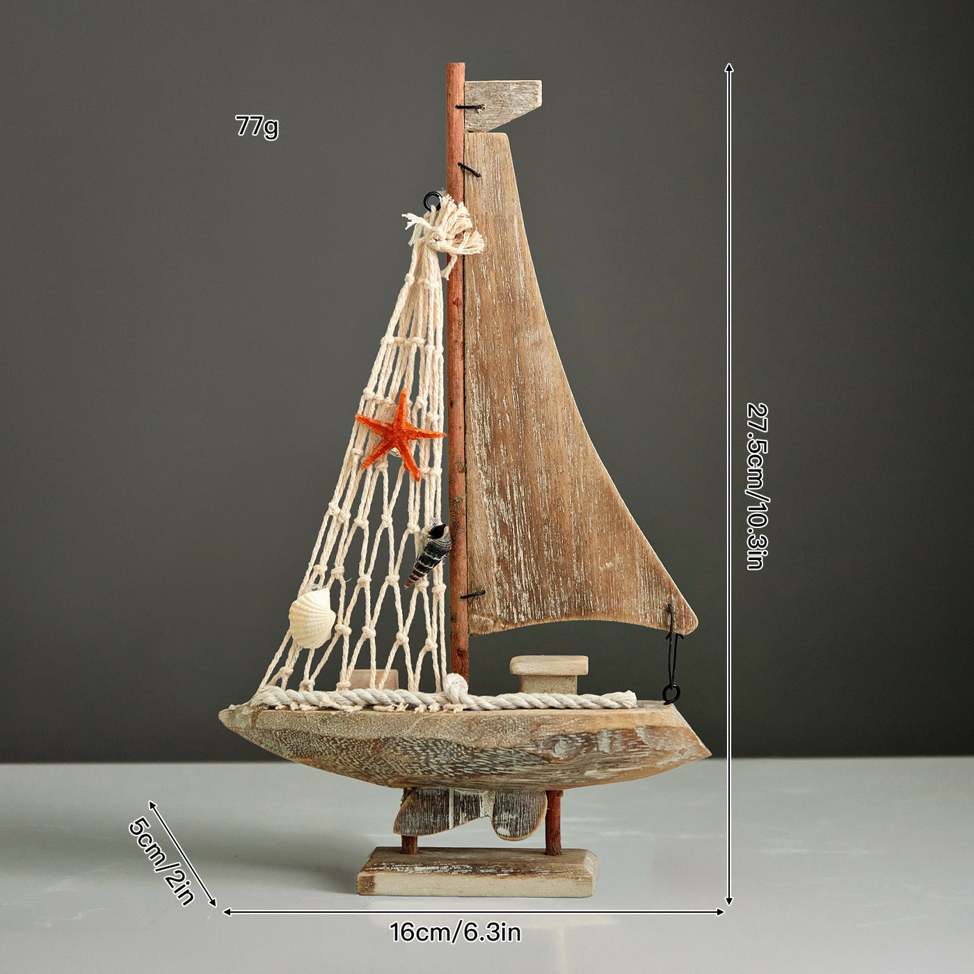 Nautical Sailboat Figurine