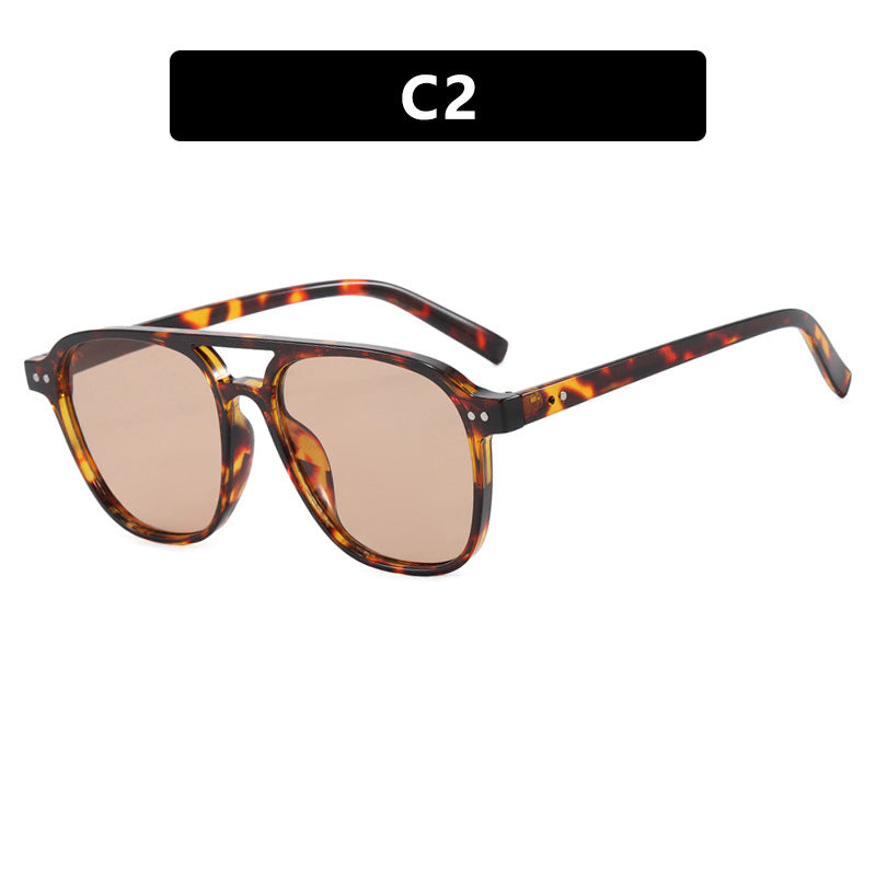 Women's modern square sunglasses with robust design and UV protection Karnz