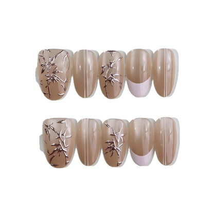 Elegant Nail Art Set with Artistic Designs Acalora