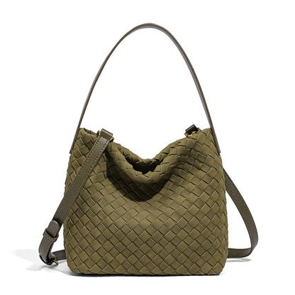 Textured Vegan Leather Crossbody Bag Acalora