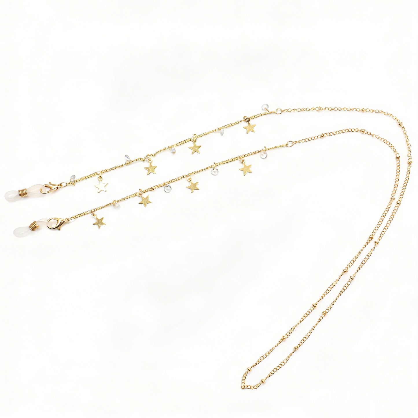 Cross-Embellished Eyewear Chain Acalora