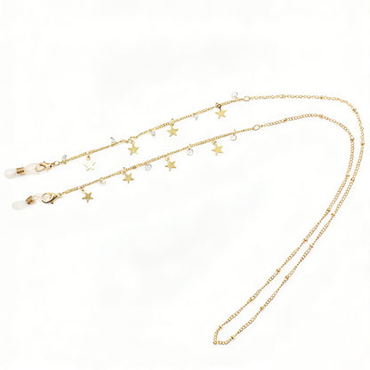 Cross-Embellished Eyewear Chain Acalora