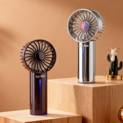 Women's portable spray fan with USB port and ergonomic handle Brehn