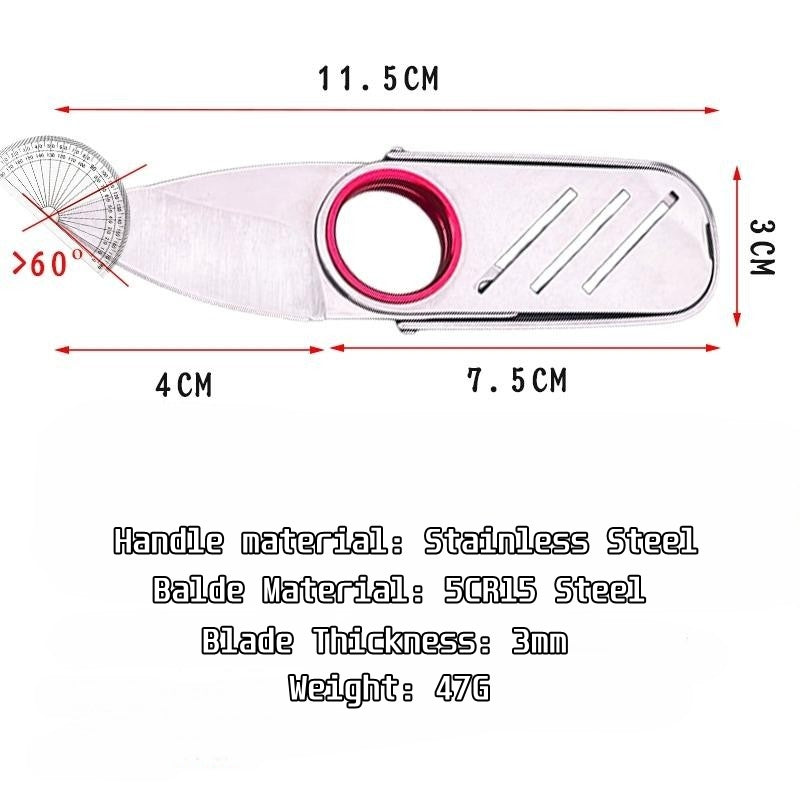 Steel Sharp Mini Multifunctional Knife | Bowlift