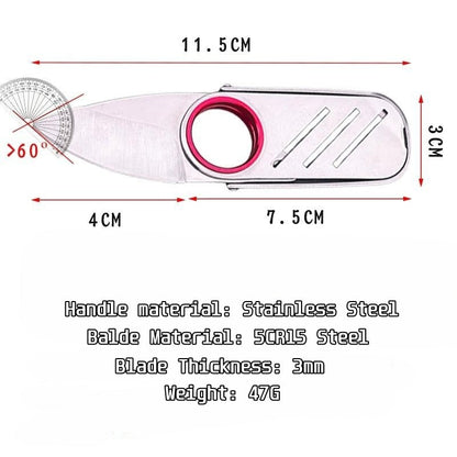 Steel Sharp Mini Multifunctional Knife | Bowlift