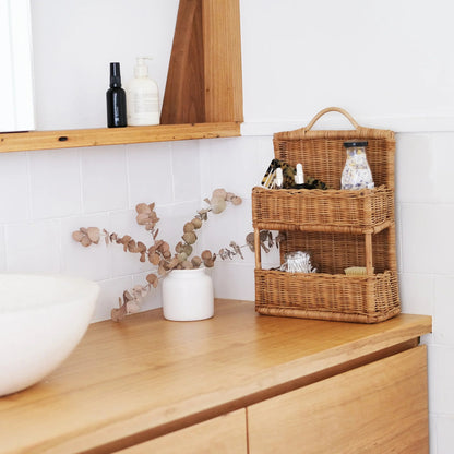 Multi-Tiered Woven Storage Organizer Acalora