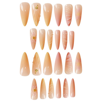 Floral 3D Decorative Press-On Nail Art Acalora