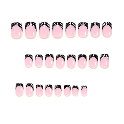 Stylish French Tip Nail Art Set Acalora