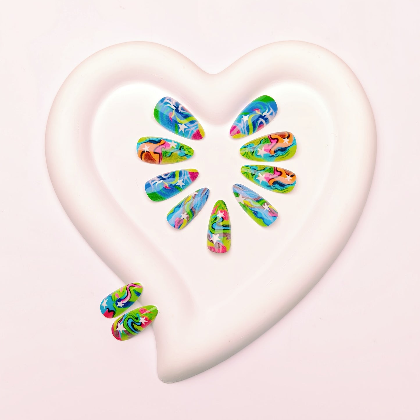 Artistic Swirl Nail Art Acalora