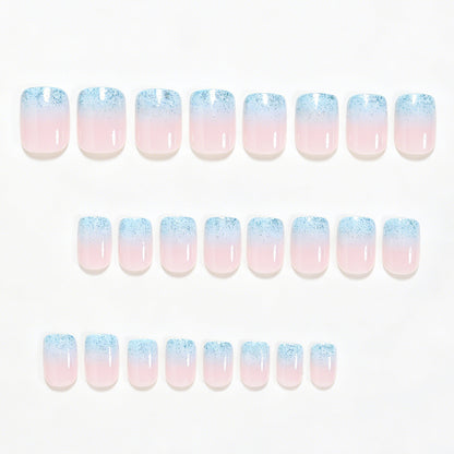 Glitter Ombre Nail Art Acalora