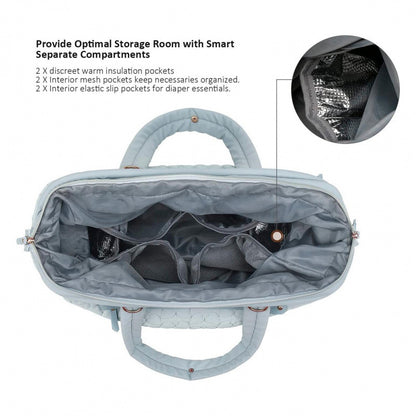 Quilted Multi-Functional Weekender Bag Acalora