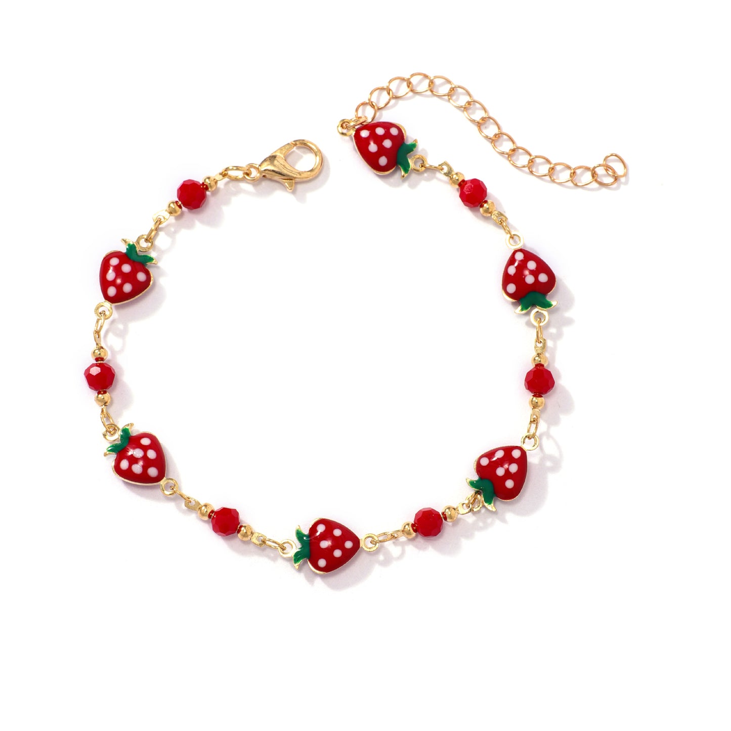 Strawberry Charm Bracelet Acalora