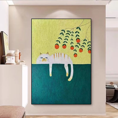 Cat-Themed Decorative Canvas Art