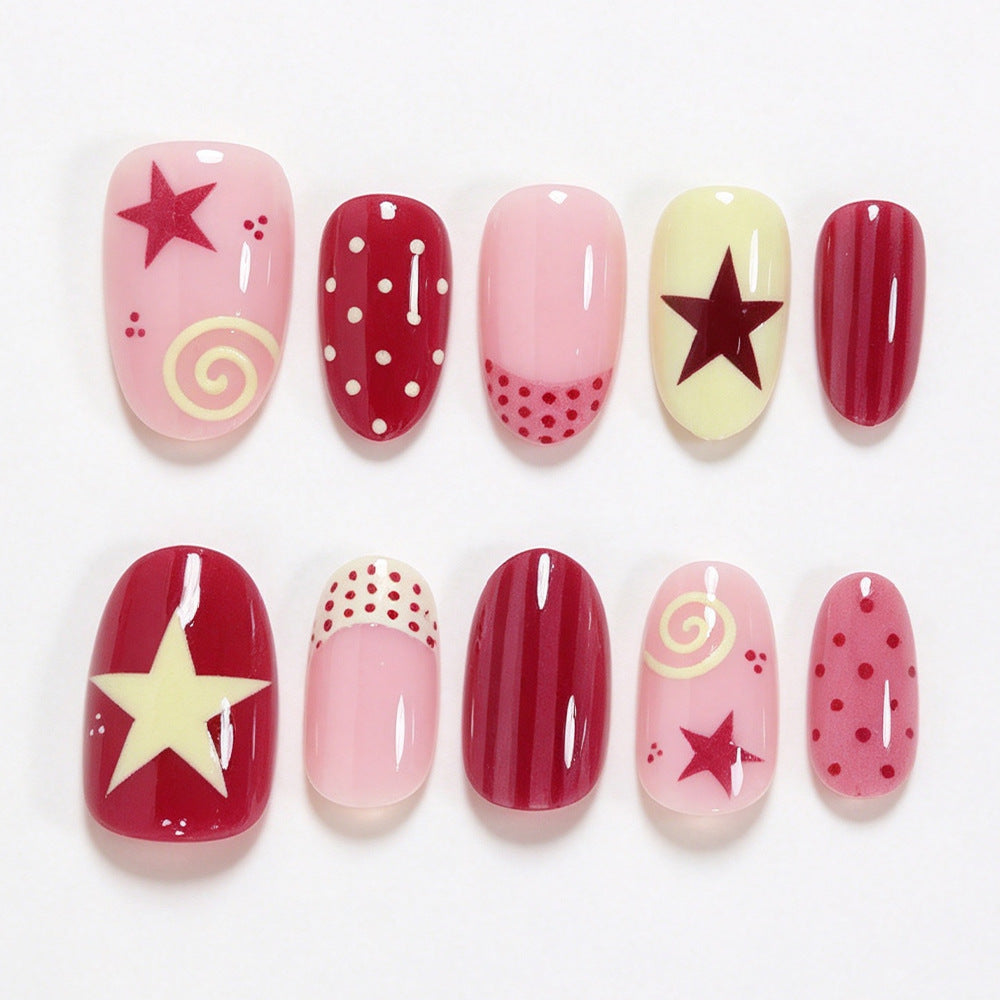 Creative Design Press-On Nail Art Acalora