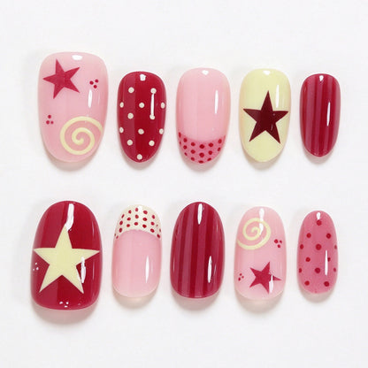 Creative Design Press-On Nail Art Acalora