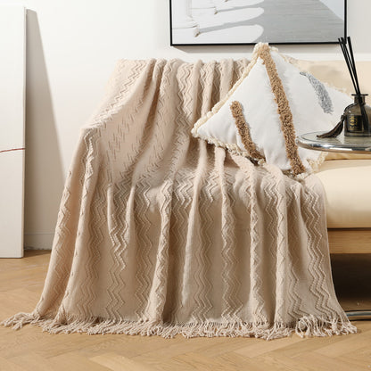 Unisex Stylish Textured Throw Blanket