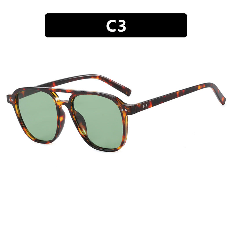 Women's modern square sunglasses with robust design and UV protection Karnz