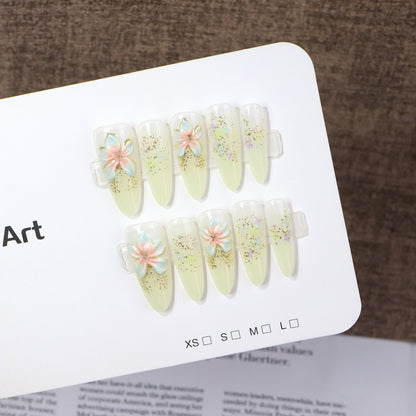 Floral Design Nail Art Acalora