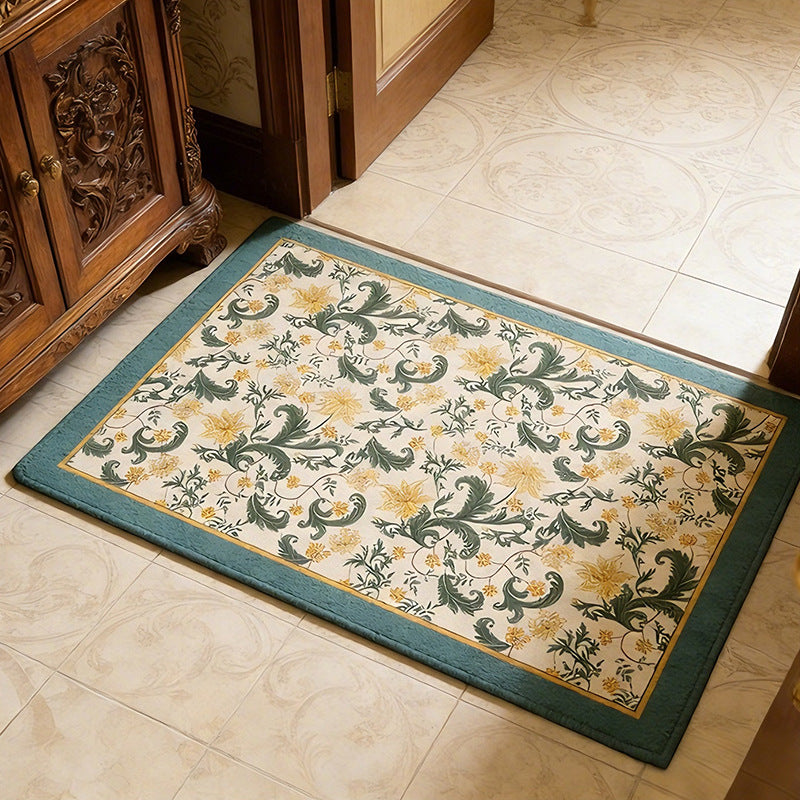 Geometric Pattern Decorative Floor Mat Acalora