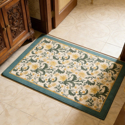Geometric Pattern Decorative Floor Mat Acalora