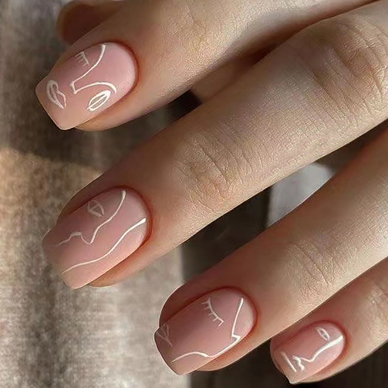 Artificial nail set with unique patterns Acalora