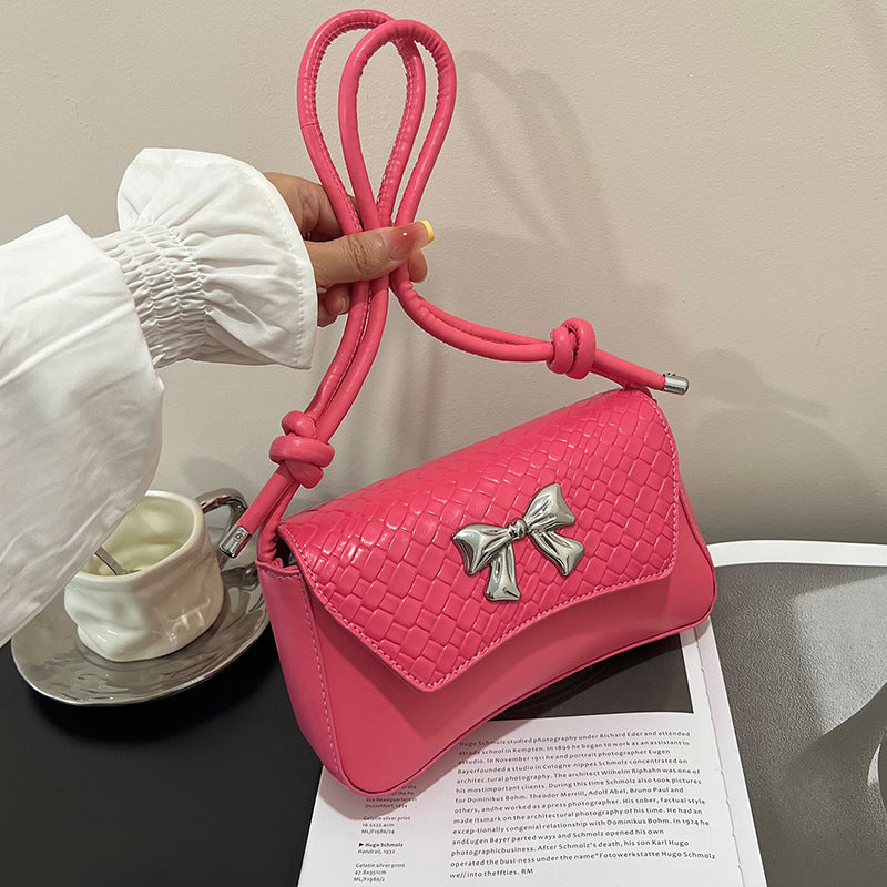 Chic Bow-Detail Handheld Clutch Bag Acalora