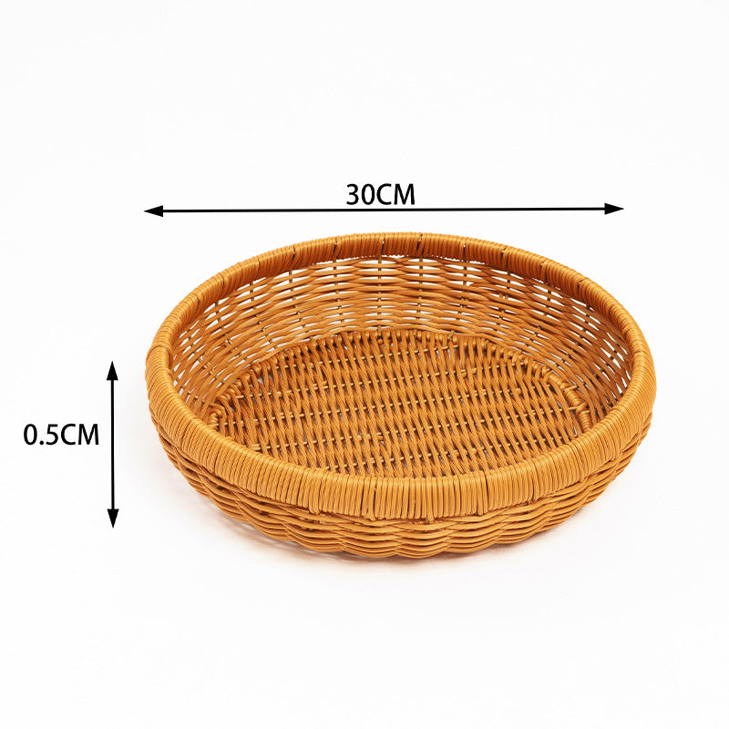 Handwoven Decorative Serving Tray Acalora
