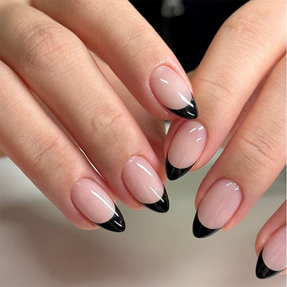 Elegant Pointed Press-On Nail Art Set Acalora