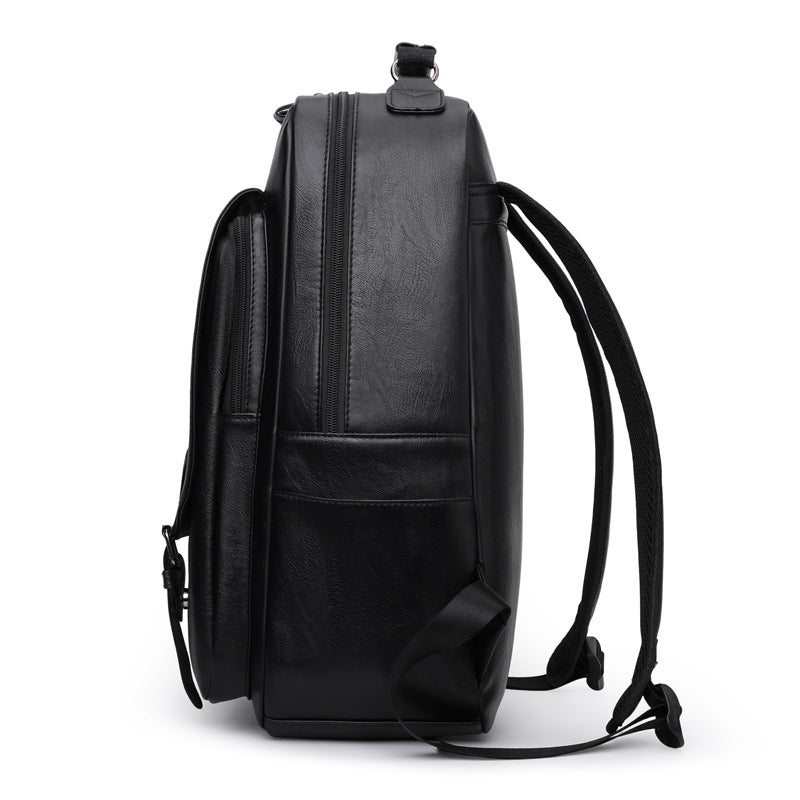 Stylish Leather Backpack Acalora
