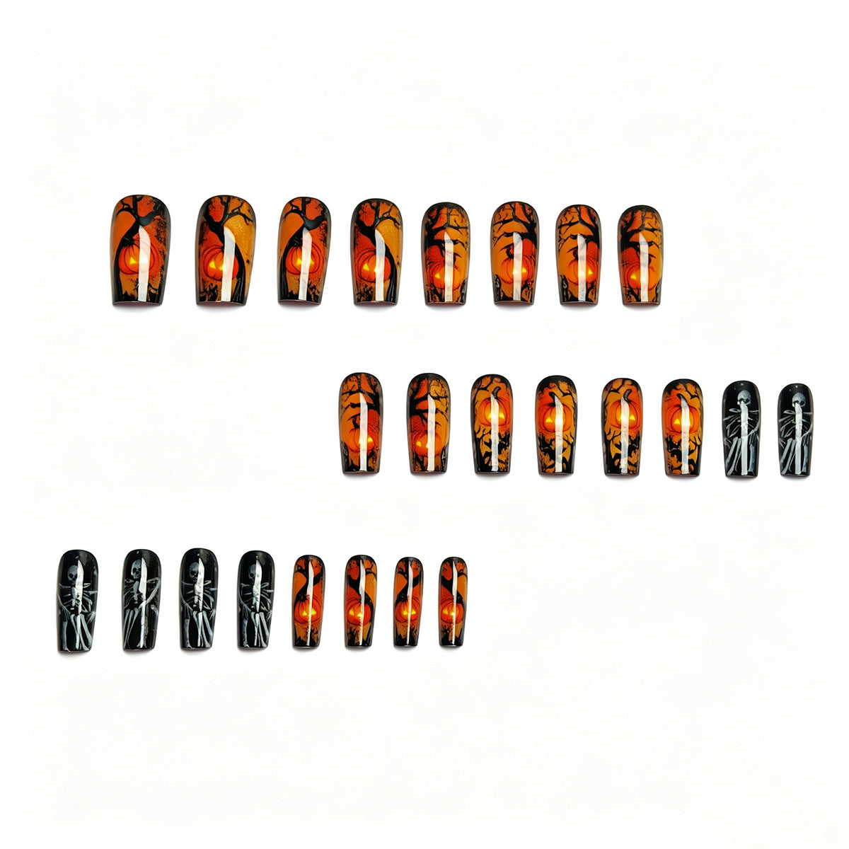 Halloween-Themed Artistic Nail Art Acalora