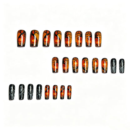 Halloween-Themed Artistic Nail Art Acalora