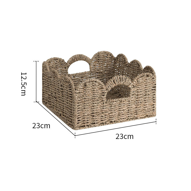 Rustic storage basket Acalora