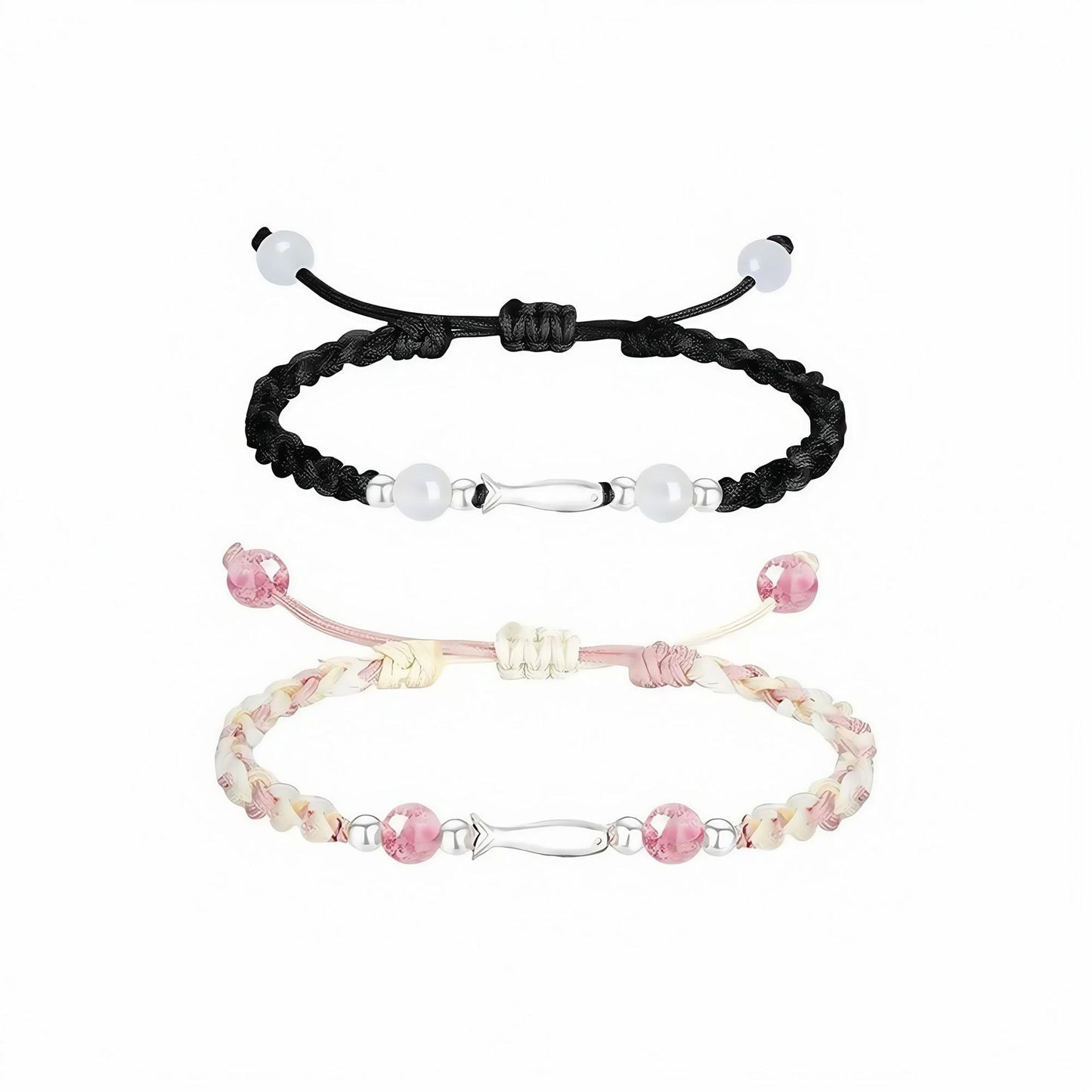 Adjustable Braided Bead Bracelet Acalora
