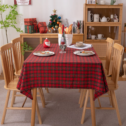 Seasonal Plaid Tablecloth