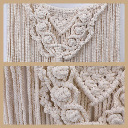 Decorative macrame wall hanging with boho design Acalora