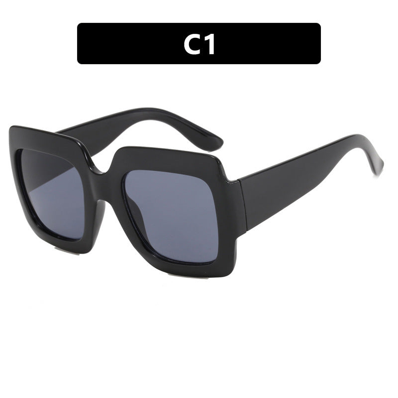 Women's oversized Square Sunglasses with striking tortoiseshell design Karnz