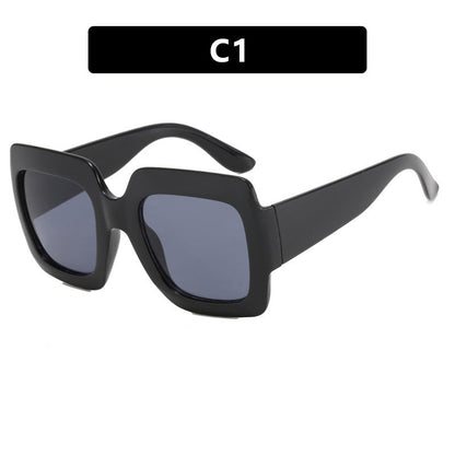 Women's oversized Square Sunglasses with striking tortoiseshell design Karnz