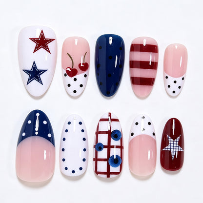 Themed Decorative Press-On Nail Set Acalora