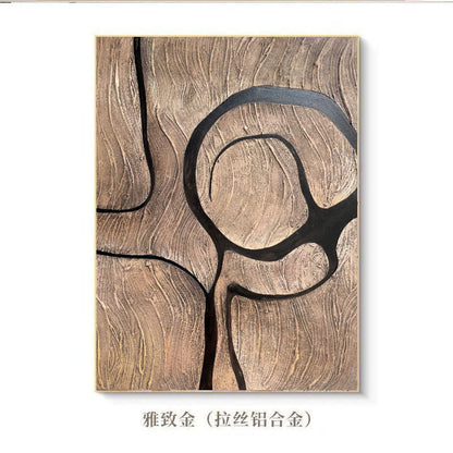 Artistic Abstract Textured Canvas Artwork