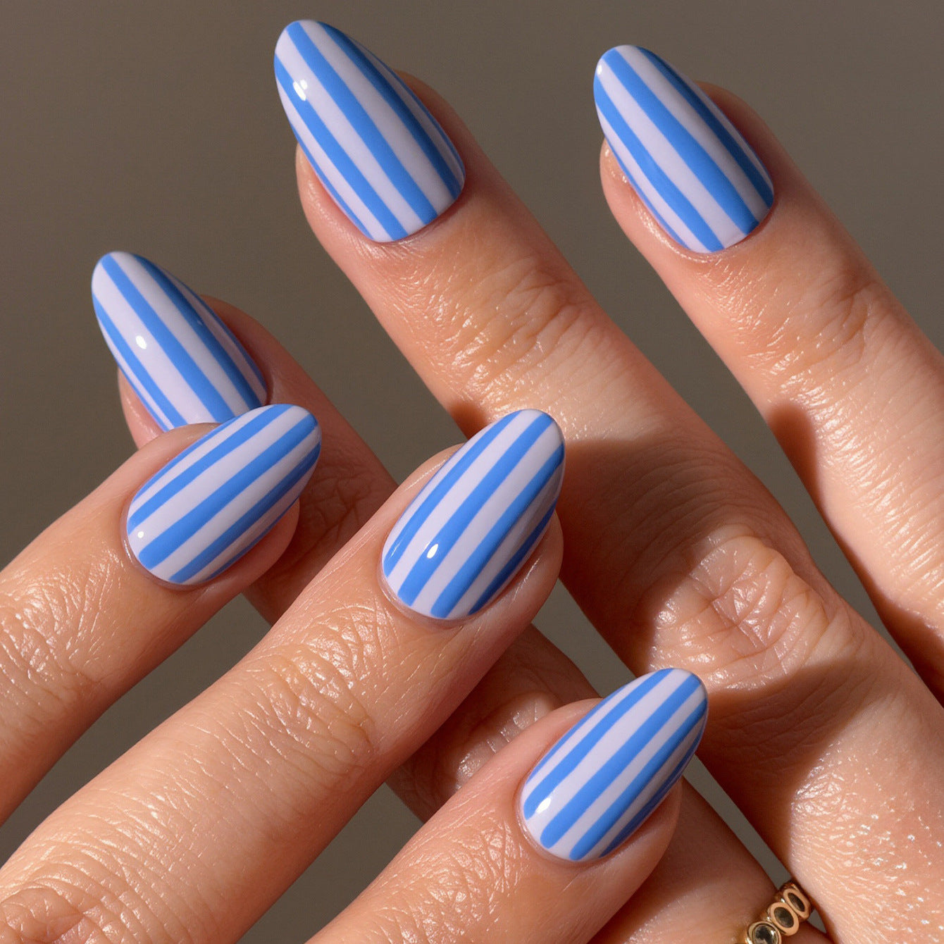 Stylish Striped Nail Art Tips Acalora