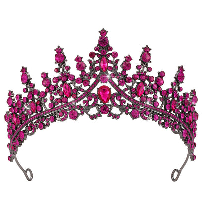 Ladies' Rhinestone Tiara with sparkling gemstone wreath