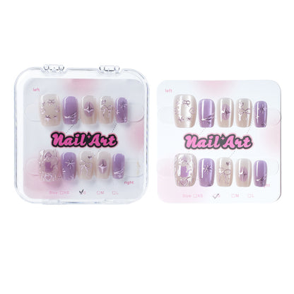 Elegant Premium Press-On Nail Art Set Acalora