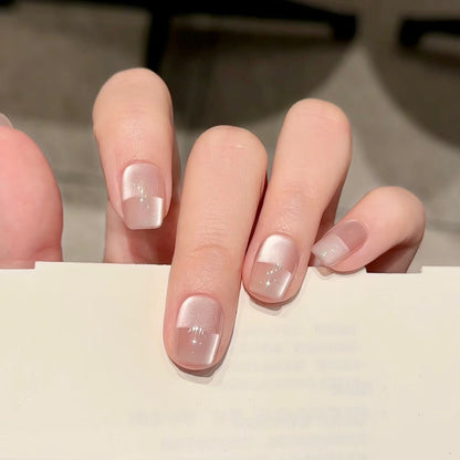 Elegant French Tip Design Press-On Nail Set Acalora